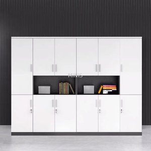 Meubles de direction de bureau grand meuble de classement haut blanc moderne