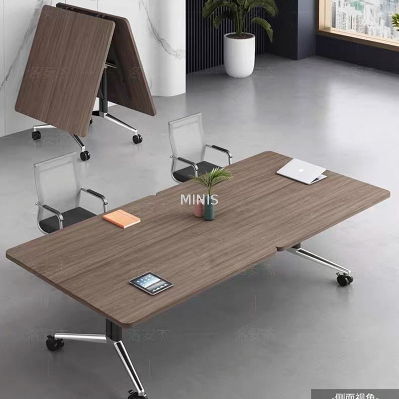 Table de conférence pliable de la réunion de bureau avec trou de câble