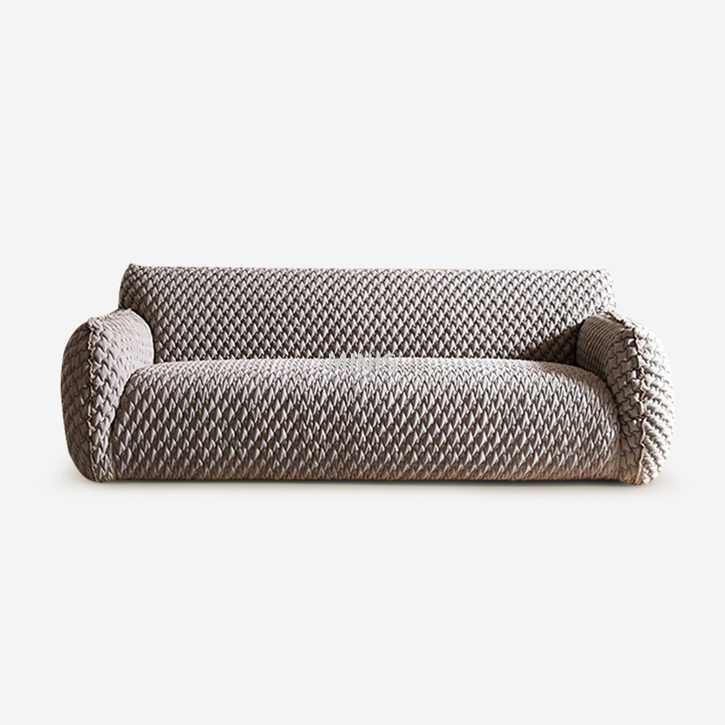 Salon ou chambre confortable tissu bleu chaise simple
